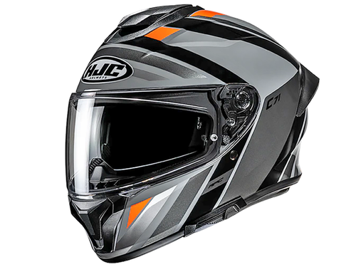 Купить Мотошлем Интеграл HJC C71 Faber MC7 / Серо-оранжевый