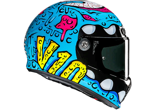 Купить Мотошлем Интеграл HJC V10 Squeeze MC28 / Микс