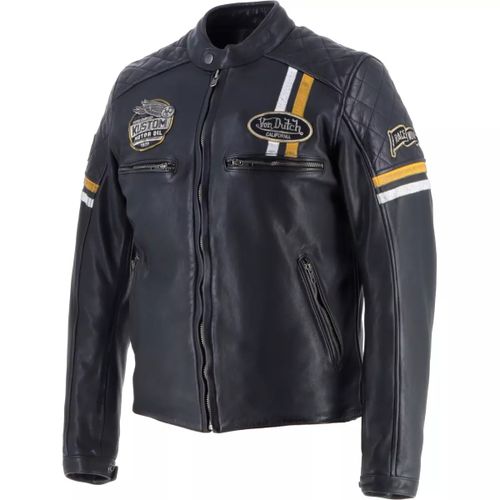 Von Dutch Race Cuir Wash / Черно-желтый