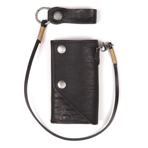 Old Wallet Cuir + Lacet / Черный
