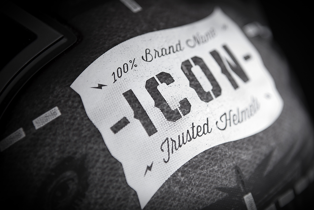 Мотошлем - ICON AIRFRAME STATISTIC (черный)