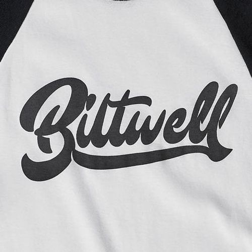 Cursive Raglan / Женская / Черно-белый