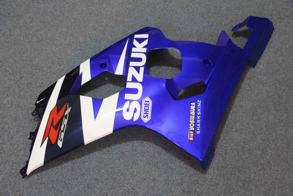 Комплект пластика для мотоцикла Suzuki GSX-R600/750 04-05 Сине-Белый