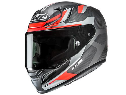 Купить Мотошлем Интеграл HJC RPHA12 Carbon Xentra MC6HSF / Серо-красный