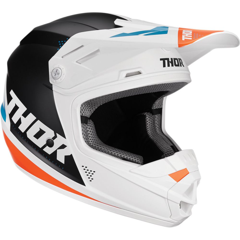 Sector Blade Helmet / Детский / Бело-бирюзовый