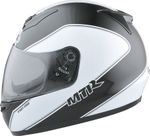 Мотошлем - MTR S-7 (черно-белый)