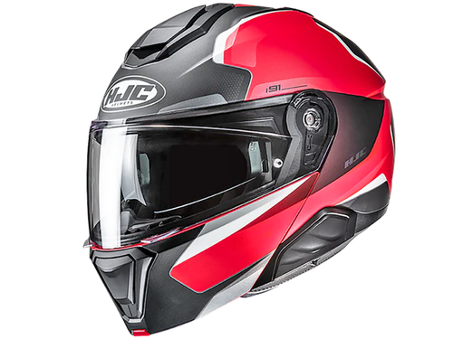 Купить Мотошлем Модуляр HJC i91 Felio MC1SF / Черно-красный
