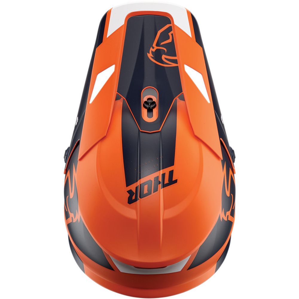 Sector Split Helmet / Оранжево-синий