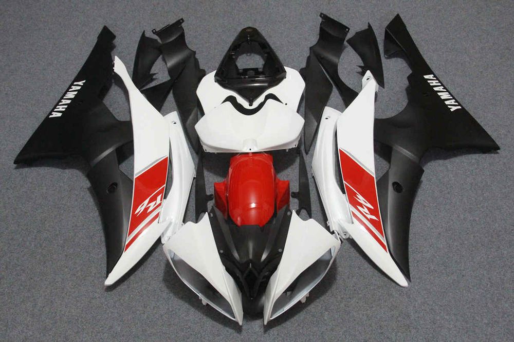 Комплект пластика для мотоцикла Yamaha YZF-R6 08-15 Бело-Красно-Черный COLOR+