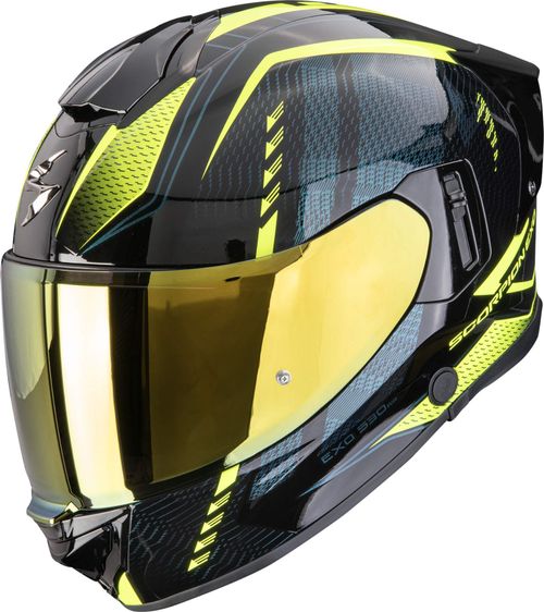 Купить Мотошлем Интеграл Scorpion EXO EXO-530 Air Theras / Черно-желтый
