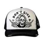 FTW Reaper trucker cap / Бело-черный