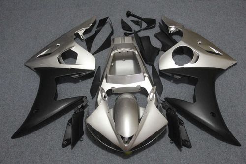 Комплект пластика для мотоцикла Yamaha YZF-R6 05 Черно-Серый