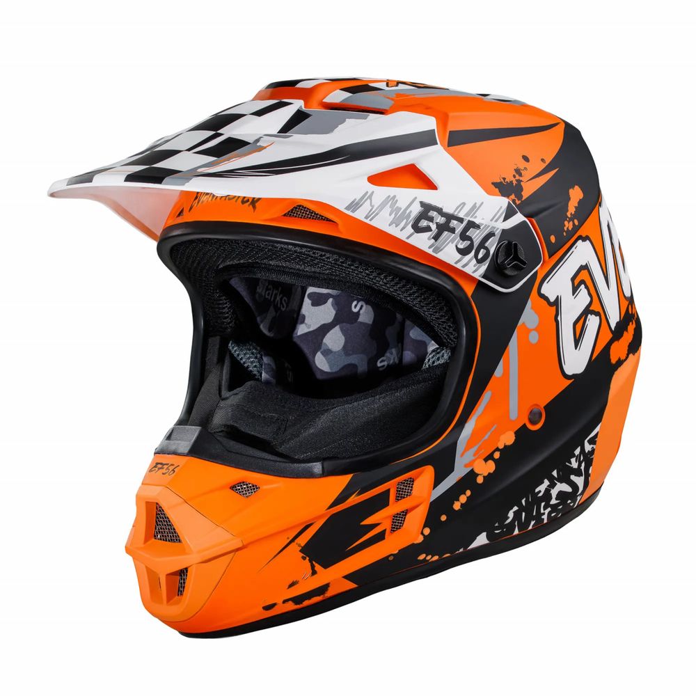 EF56 Base MX / Матовый / Черно-оранжевый