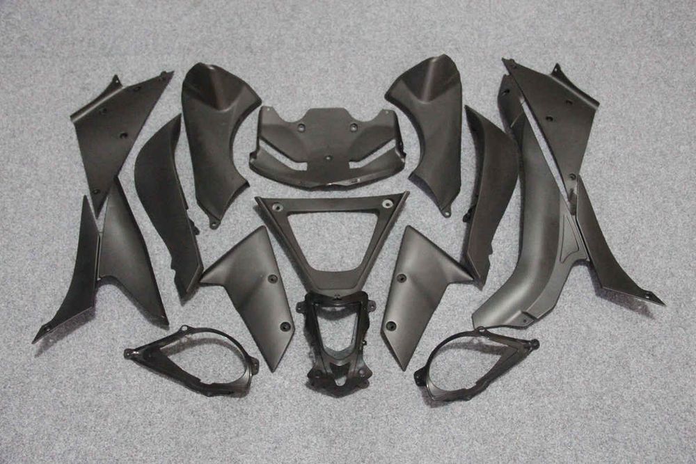 Комплект пластика для мотоцикла Kawasaki ZX-6R 07-08 Зелено-Черный