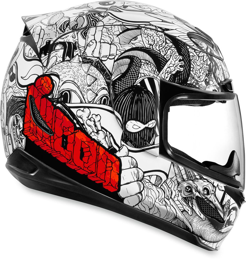 Мотошлем - ICON AIRMADA MISCREANT (белый)