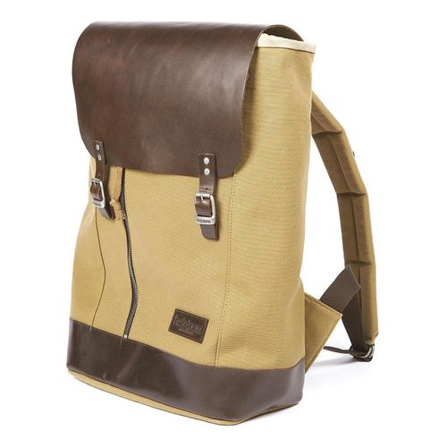 Sac a Dos Toile/Cuir / Коричнево-бежевый