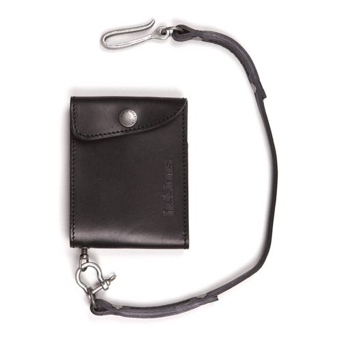 Mini Wallet Cuir + Lacet / Черный