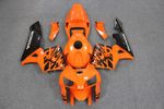 Комплект пластика для мотоцикла Honda CBR 600 RR 05-06 Оранжево-Черный Заводской