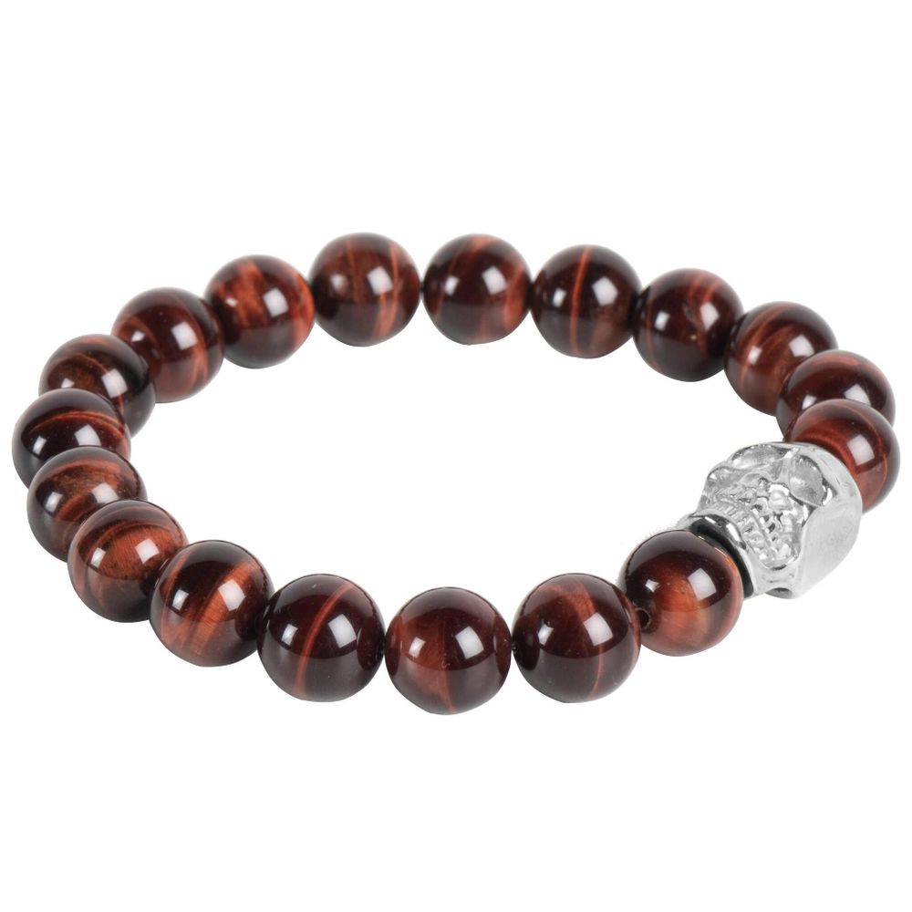 Bracelet skull Pierre Véritable / Коричневый