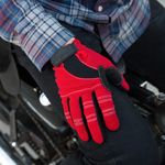 Moto Gloves / Красно-черный