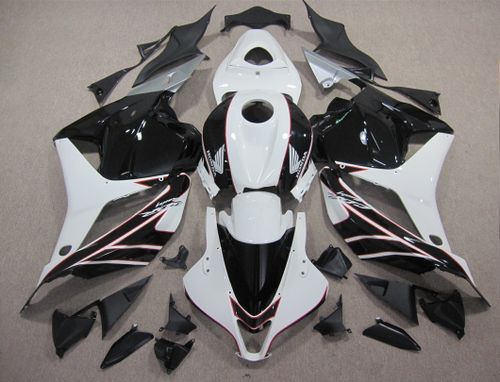 Комплект пластика для мотоцикла Honda CBR 600 RR 09-12 Черно-Белый