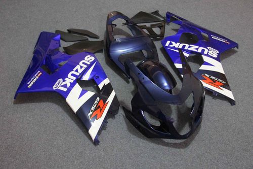 Комплект пластика для мотоцикла Suzuki GSX-R600/750 04-05 Сине-Белый