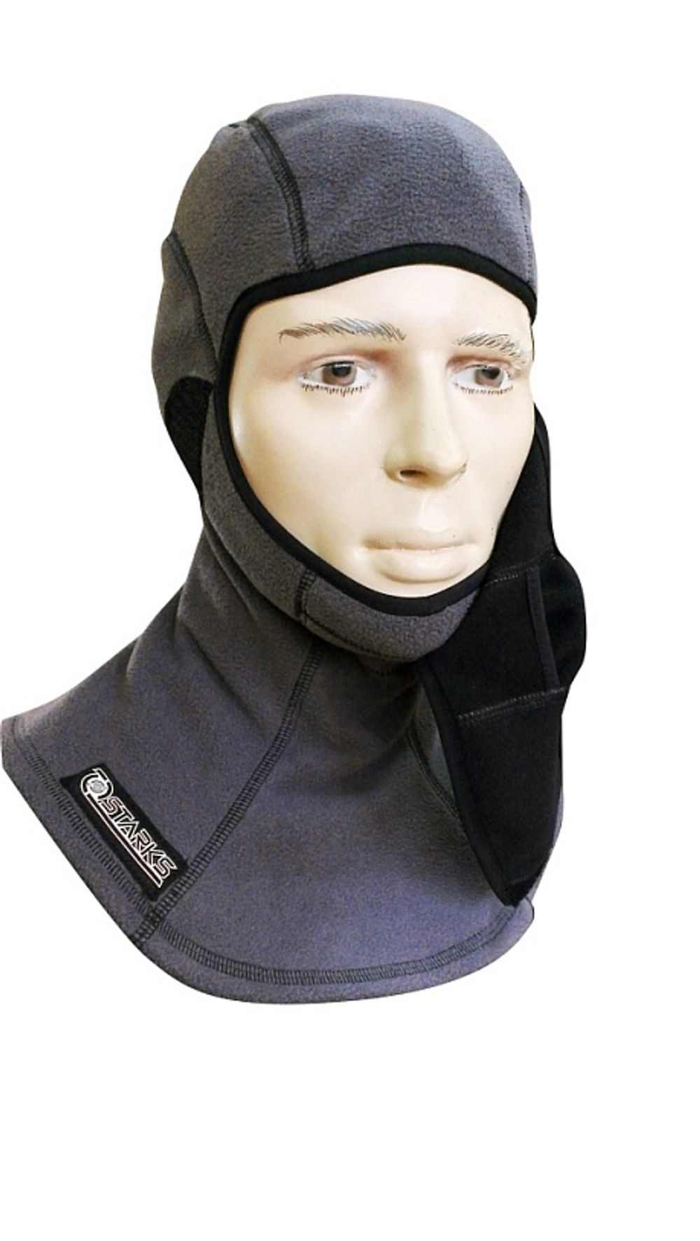 Подшлемник с защитой шеи Fleece Collar Open / Серый