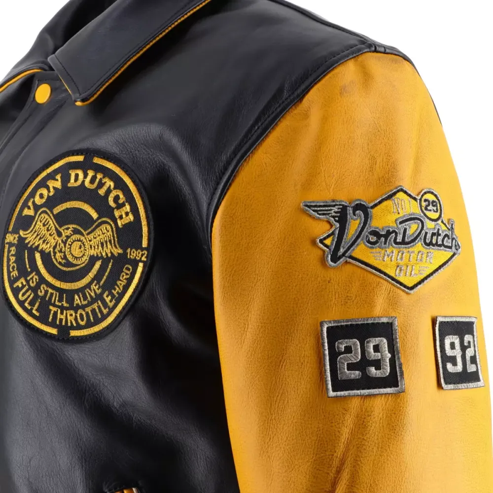 Von Dutch - Brooklyn Cuir Wash / Черно-желтый