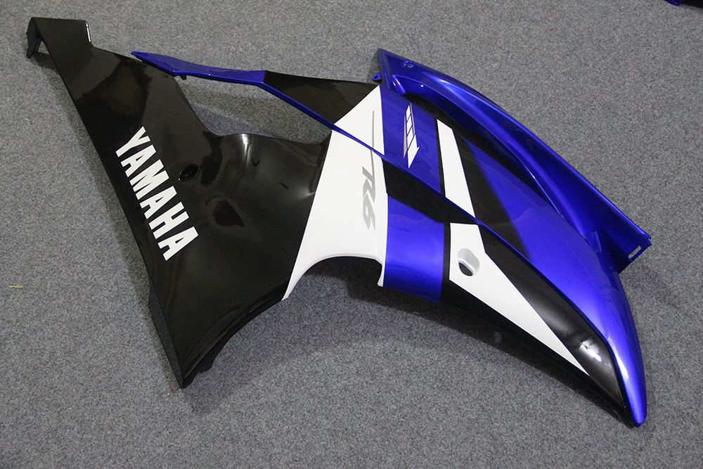 Комплект пластика для мотоцикла Yamaha YZF-R6 08-15 Сине-Бело-Черный