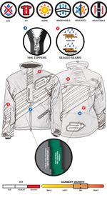 Comp Insulated / Черно-оранжевый