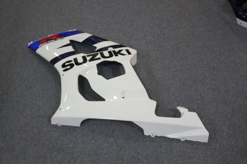 Комплект пластика для мотоцикла Suzuki GSX-R1000 03-04 Бело-Синий