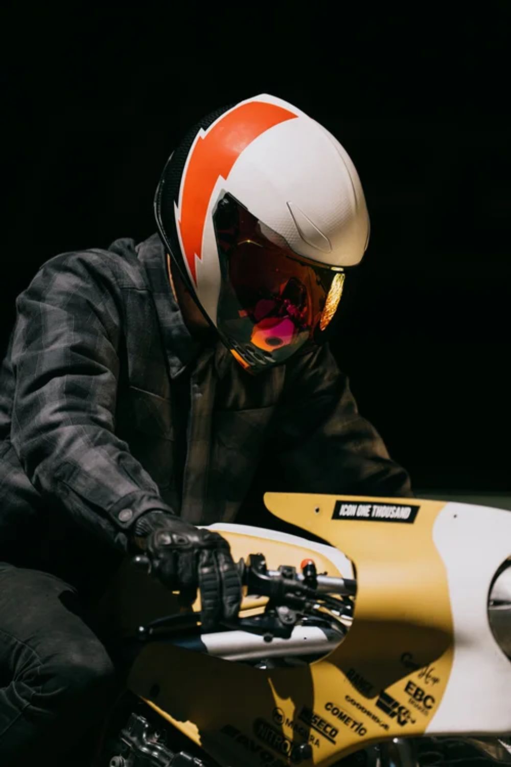 Визор Bubble Shield Domain / Оранжевый