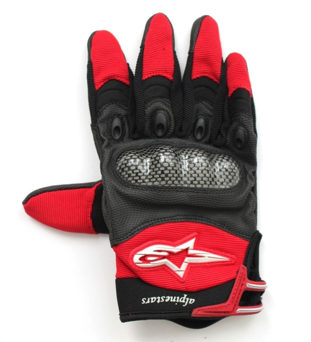 Мотоперчатки - ALPINESTARS F9 (красные)