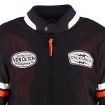 Von Dutch - California Men Air Mesh Jacket / Черно-оранжевый