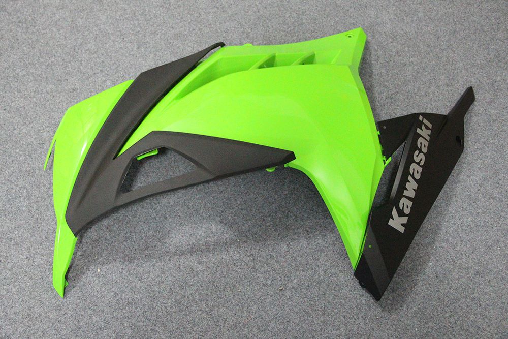 Комплект пластика для мотоцикла Kawasaki Ninja 300R 13-15 Зеленый