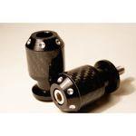 Слайдеры на маятник мотоцикла с карбоновыми вставками, 30х55 мм