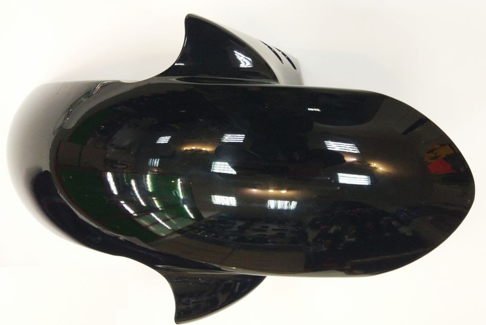 Крыло переднего колеса Yamaha YZF-R6 2005 Черное