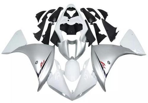 Комплект пластика для мотоцикла Yamaha YZF-R1 09-11 Бело-Серый Заводской