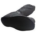 Дождевые бахилы Rain boots / Цельная подошва / Черный