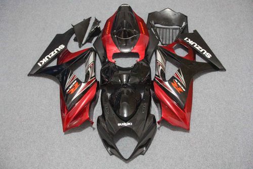 Комплект пластика для мотоцикла Suzuki GSX-R1000 07-08 Черно-Красный COLOR+