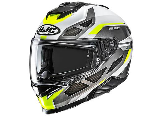 Купить Мотошлем Интеграл HJC i71 Zest MC3H / Серо-желтый