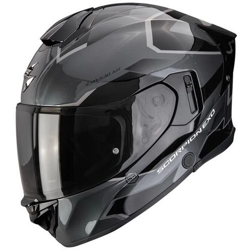 Купить Мотошлем Интеграл Scorpion EXO EXO-530 Air Clip / Черно-серый