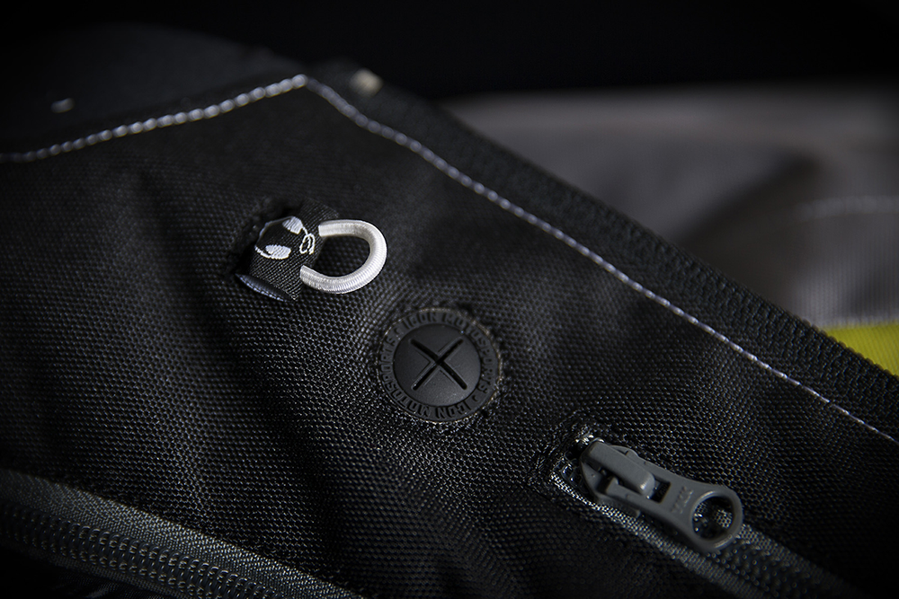 Мотокуртка - ICON OVERLORD (текстиль, серо-салатовая)