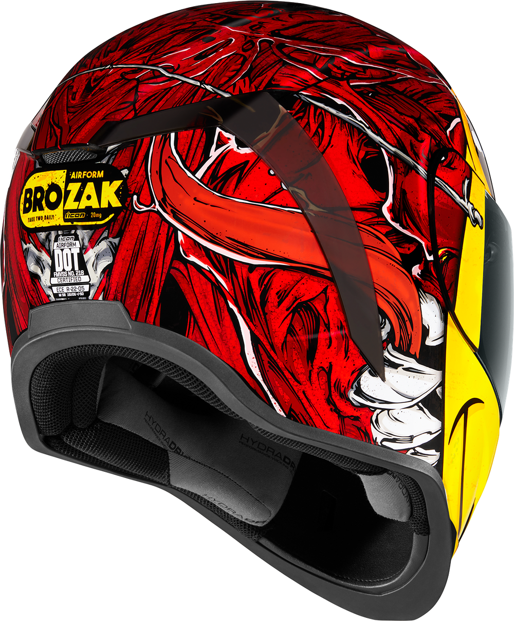 Airform Brozak MIPS Helmet / Красно-желтый