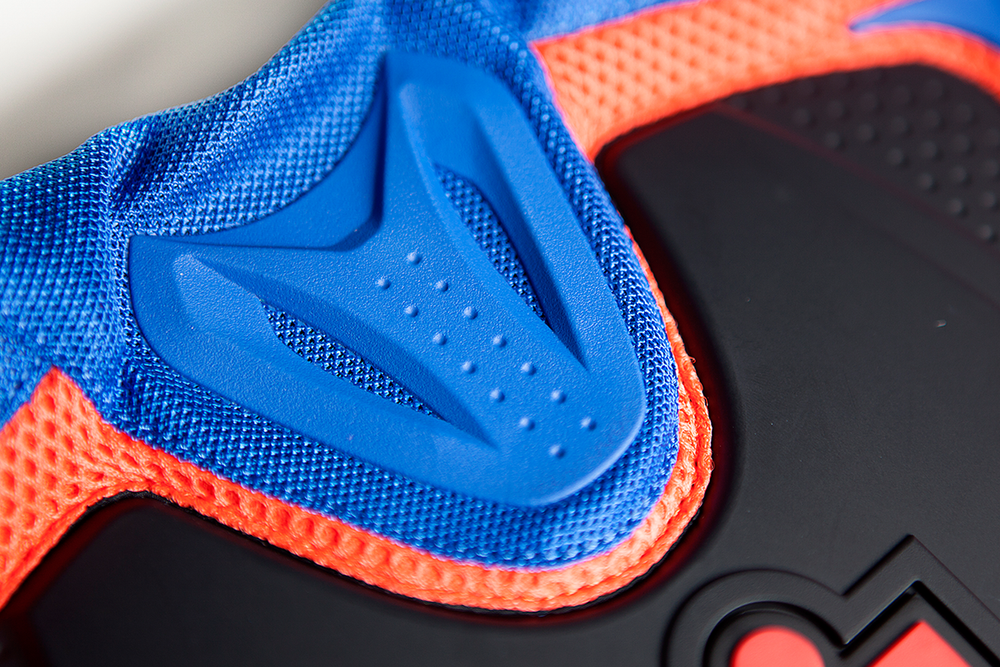 Мотокуртка - ICON OVERLORD RESISTANCE (текстиль, сине-оранжевая)