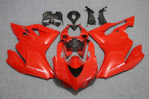 Комплект пластика для мотоцикла Ducati 899 1199 Panigale Красный
