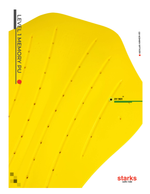 Защитная вставка спина Level 1 Memory PU / Желтый