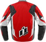 Мотокуртка - ICON OVERLORD (текстиль, красная)