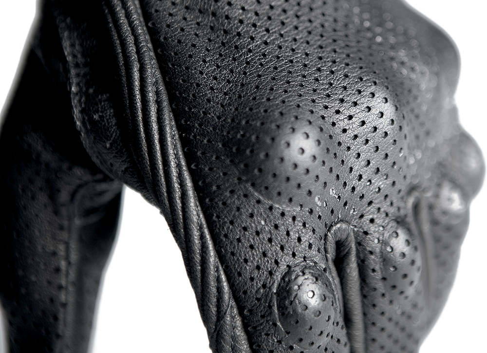 Мотоперчатки - ICON PURSUIT TOUSHSCREEN (перфорированные, черные)