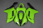 Комплект пластика для мотоцикла Kawasaki ZX-6R 07-08 Зелено-Черный